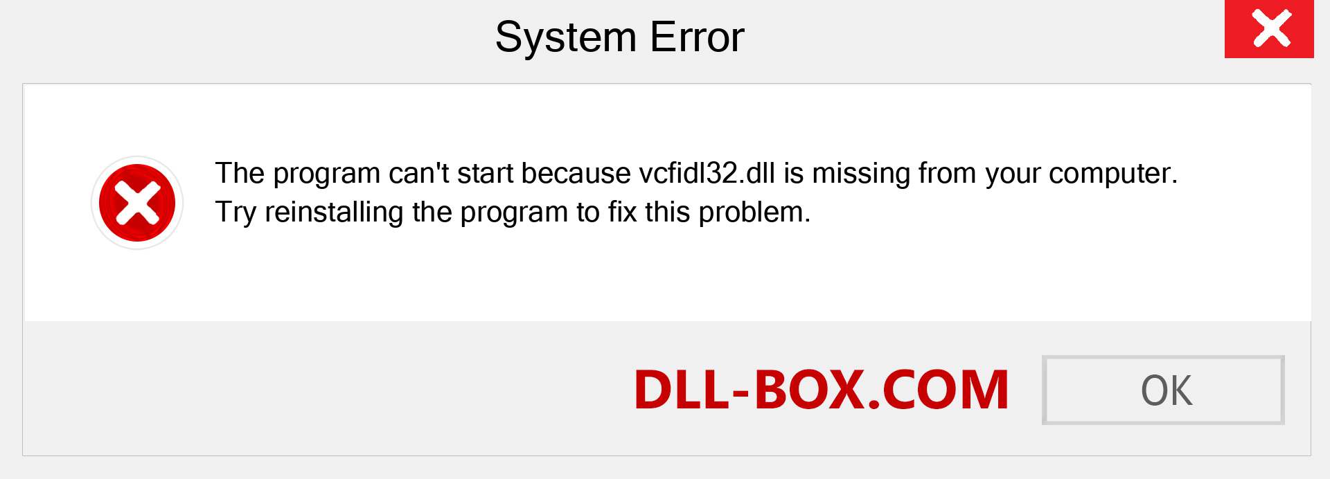  vcfidl32.dll file is missing?. Download for Windows 7, 8, 10 - Fix  vcfidl32 dll Missing Error on Windows, photos, images